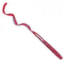 Culprit Straight Tail Worm – 7.5 in, Blue Blood Hue
