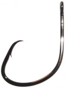 Daiichi Circle Wide Offset Hooks – Black Nickel Finish, Size 2/0, 6-Pack