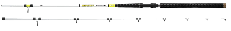 Daiwa Beef Kitty Glow-Tip Catfish Rod – 10-Foot Two-Piece Spinning Rod with Illuminated Tip