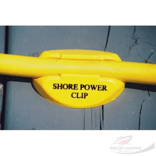 Dock Edge Shore Power Clip for 30-Amp Cords – Yellow, Pack of 4