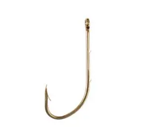 Eagle Claw Bronze Baitholder Hooks – Size 2, 10-Pack