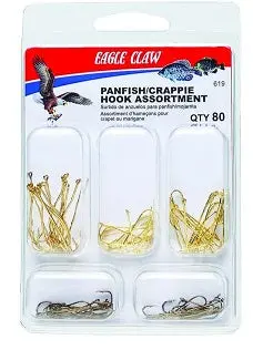 Eagle Claw Crappie Hook Assortment – 46-Piece Species-Specific Set