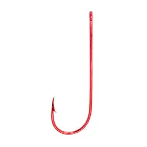 Eagle Claw Crappie Hook – Size 1, Red Finish, 10-Pack