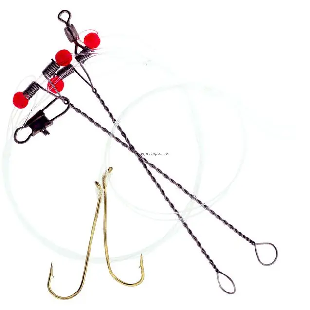 Eagle Claw Crappie Rig – Pre-Rigged Two-Hook Minnow Harness