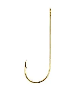 Eagle Claw Gold Aberdeen Hook – Size 2/0 (100-Pack)