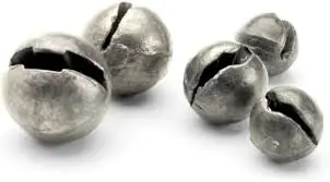 Eagle Claw Round Split Shot Sinkers – Size 3, 12-Pack (11 Pieces)