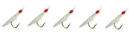 Eagle Claw Sabiki Rig – White/Glow, Size 10