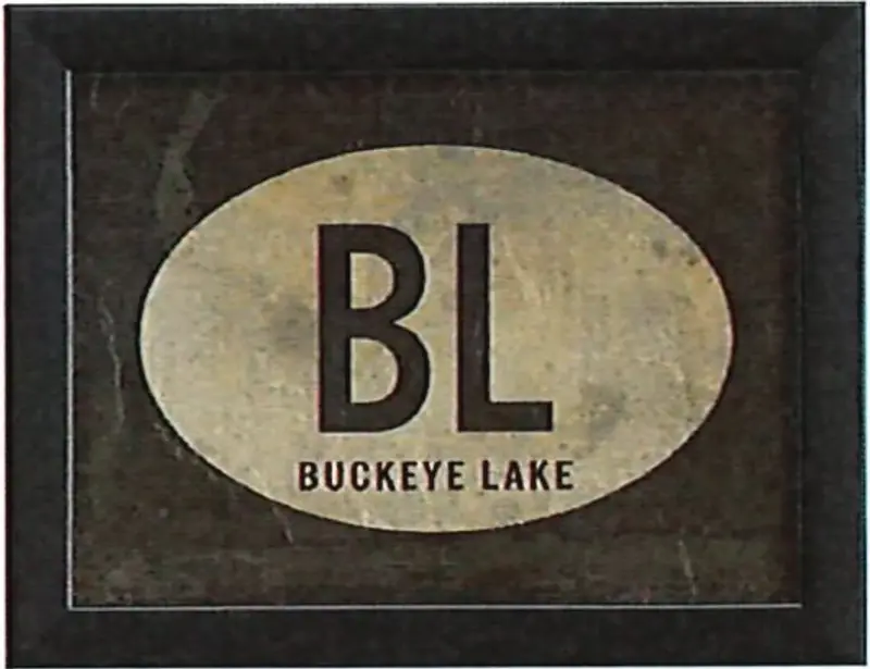 EB BL Buckeye Lake Decorative Plaque
