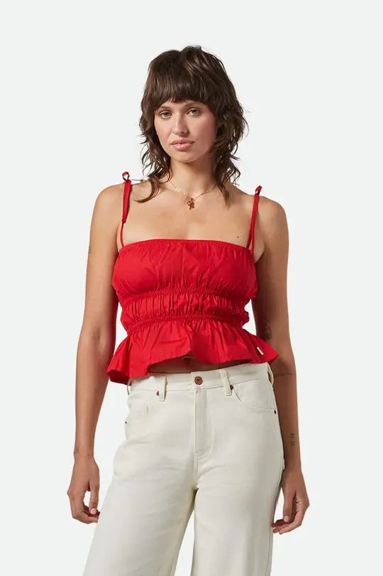 Eden Smocked Crop Top