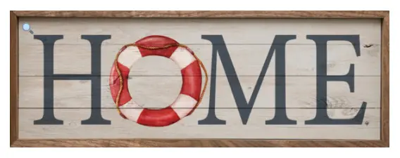 Elegant White Buoy Home Accessory