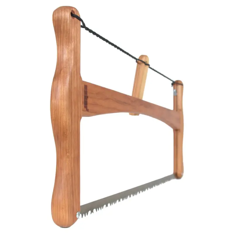 Esker 24-Inch Cherry-Handled Bucksaw – Ergonomic Hardwood Frame Saw