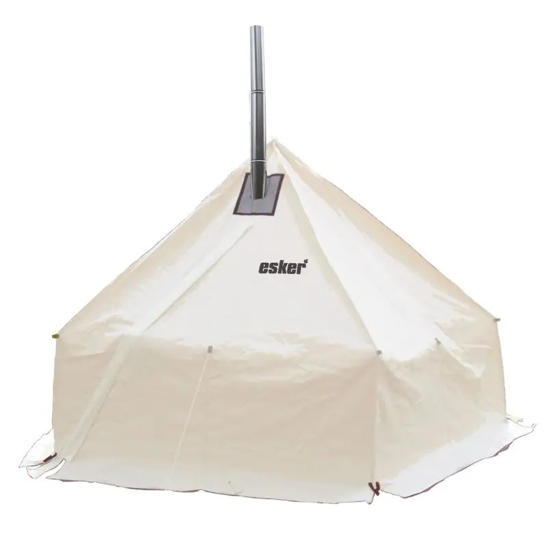Esker Arctic Fox Winter Hot Tent – 10×10 ft Cold-Weather Ready Canvas Tent