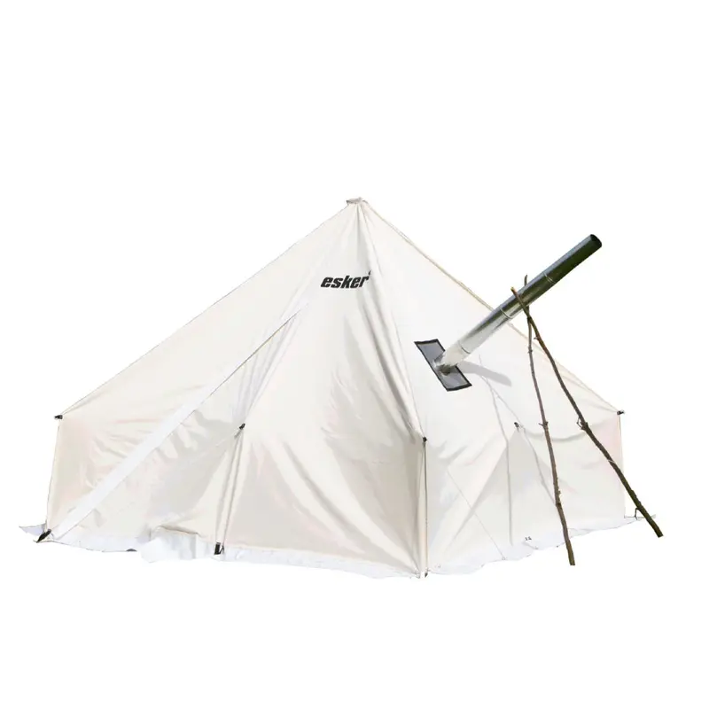 Esker Classic 2 Winter Hot Tent – 10×10 ft Canvas Shelter with Stove Jack