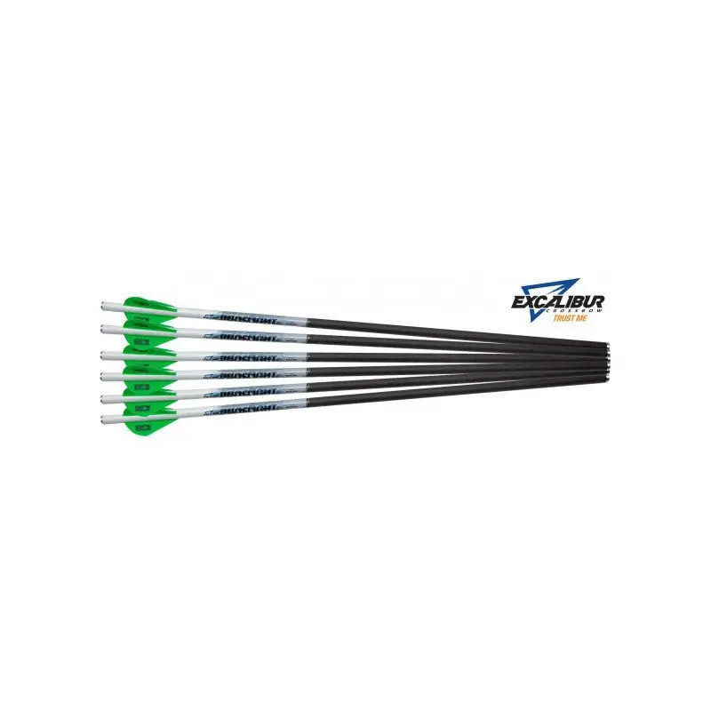 Excalibur ProFlight 6-Pack Carbon Crossbow Arrows