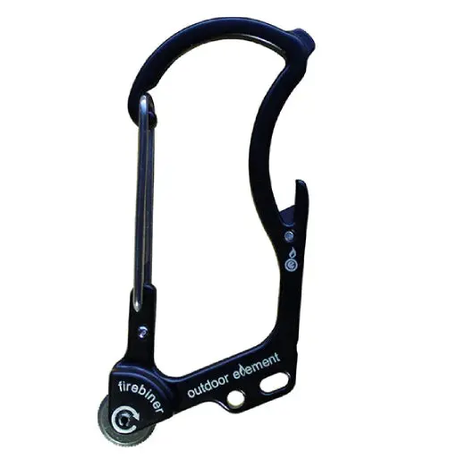 Firebiner Multitool Carabiner – Fire-Starting Tool with Integrated Lighter