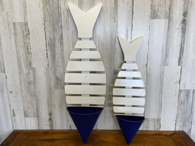 Fish-Shaped Wall Pocket Organizer