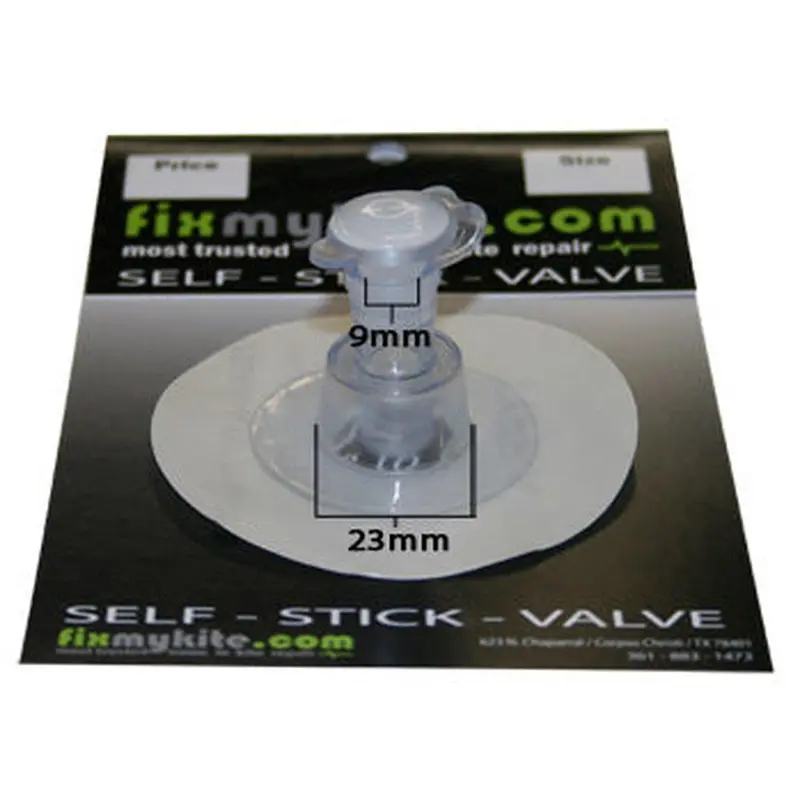Fixmykite.com 9mm One-Way Inflation Valve for Kite Bladders