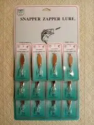 FJ Neil Snapper Zapper Spoon – Gold, 1/8 oz, 12 per Card