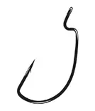 Gamakatsu Deep-Throat Wide Gap Hook – Black Nickel, Size 2/0, 6-Pack