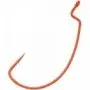 Gamakatsu Wide Gap Offset Hook – Size 1/0, Red Finish, 6-Pack