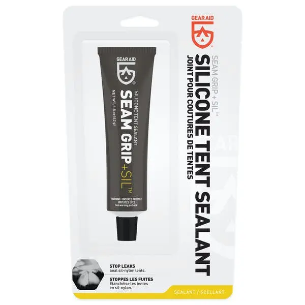 Gear Aid Seam Grip SIL – Silicone-Based Tent & Gear Sealant for Leak Repair and Tear Prevention