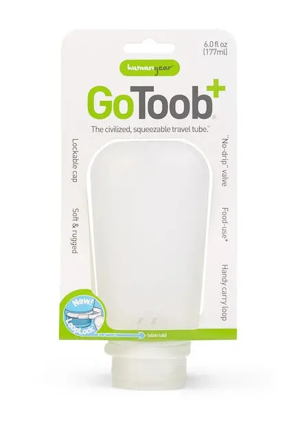 Go TOOB! Travel Tube – Squeezable Silicone Container for Toiletries & Gels