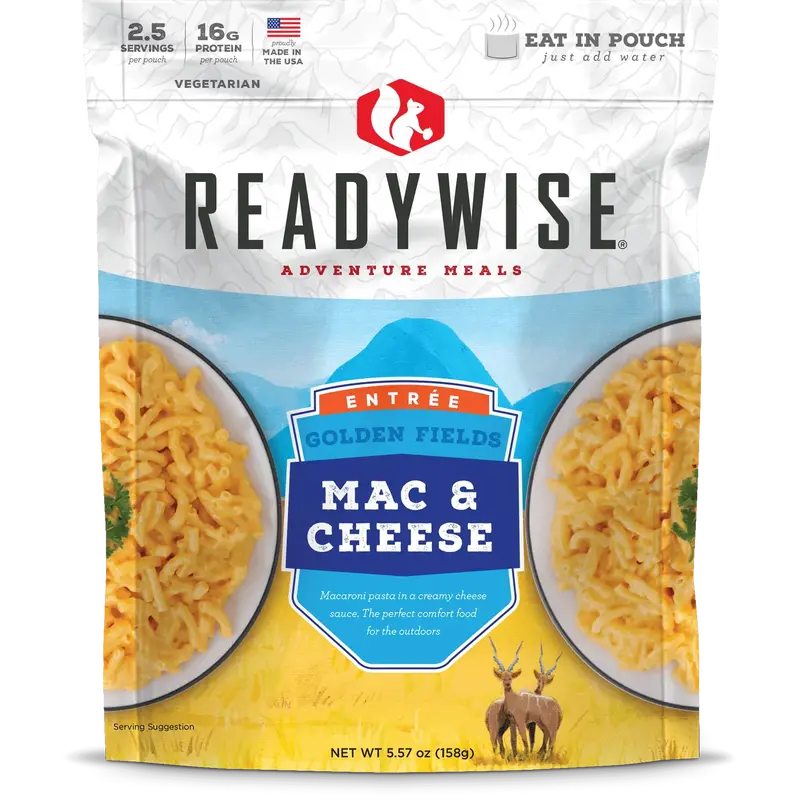 Golden Fields Vegetarian Mac & Cheese – Shelf-Stable