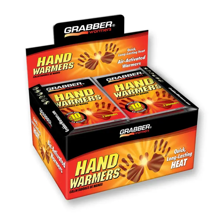 Grabber Hand Warmers – Instant, Long-Lasting Heat for Hands (Up to 10 Hours)
