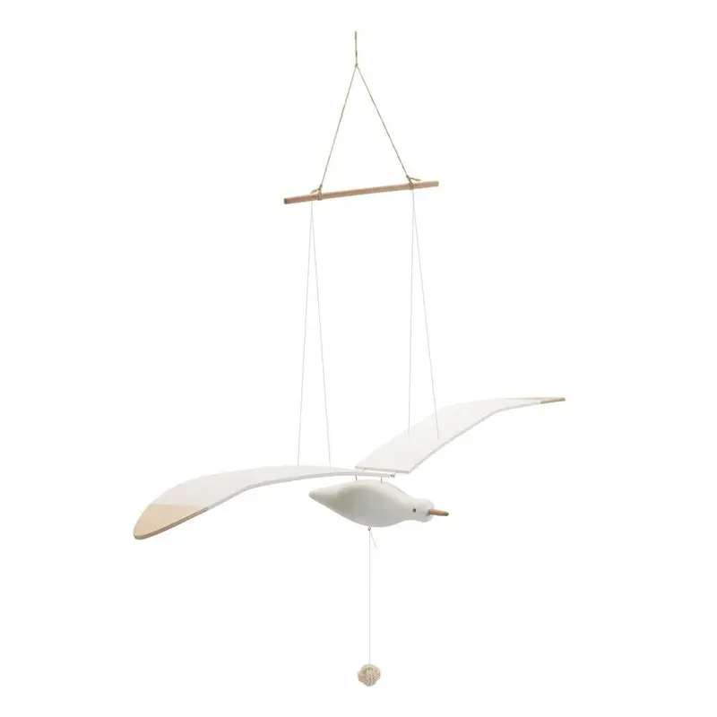 Handcrafted Wooden Flying Bird Wall Decor