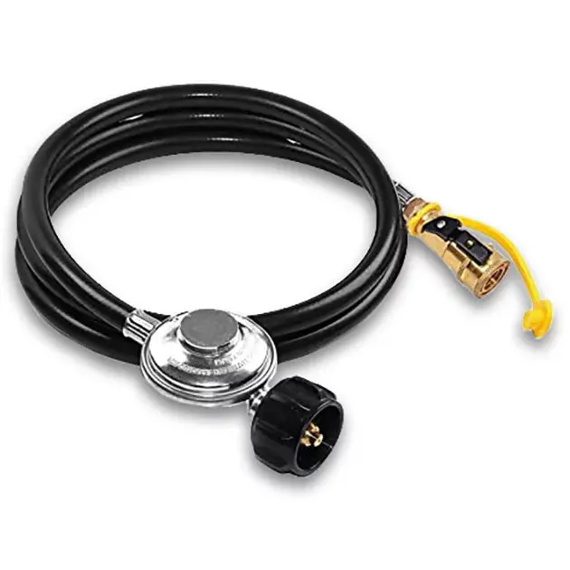 Heat Hog 10-Foot Quick-Connect Propane Hose & Regulator Kit (GC-00670)