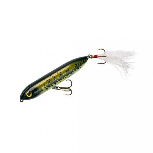Heddon Super Spook Jr Topwater Lure – 3.5-inch, 1/2 oz, Baby Bass