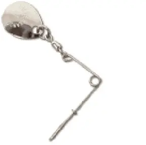 Hildebrandt Nickel-Plated Standard Spinner Bait – Size #3, 2-Pack