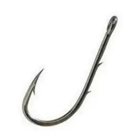 HT Bronze Baitholder Fishing Hooks – Size 6, 12-Count