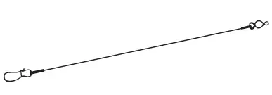 HT Wire Leader Kit – Clear 6-Inch, 20-Pound Test, 3-Pack
