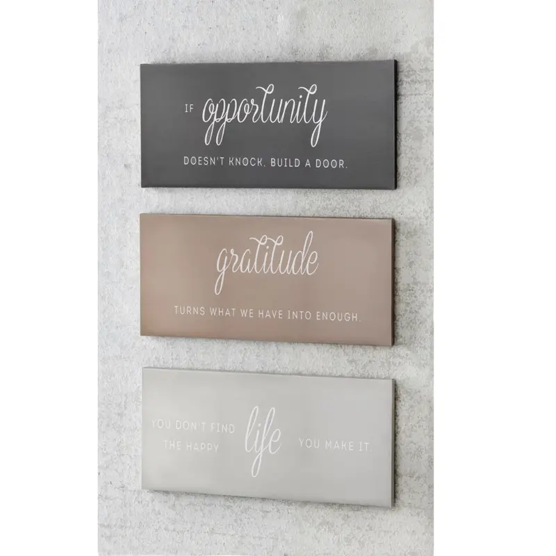 Inspirational Sentiment-Based Wall Prints