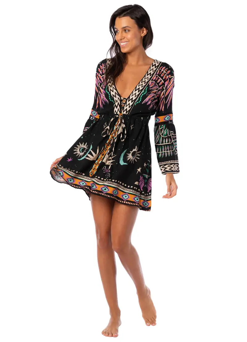 Jaguar Jungle Agnes Sleeveless Short Dress