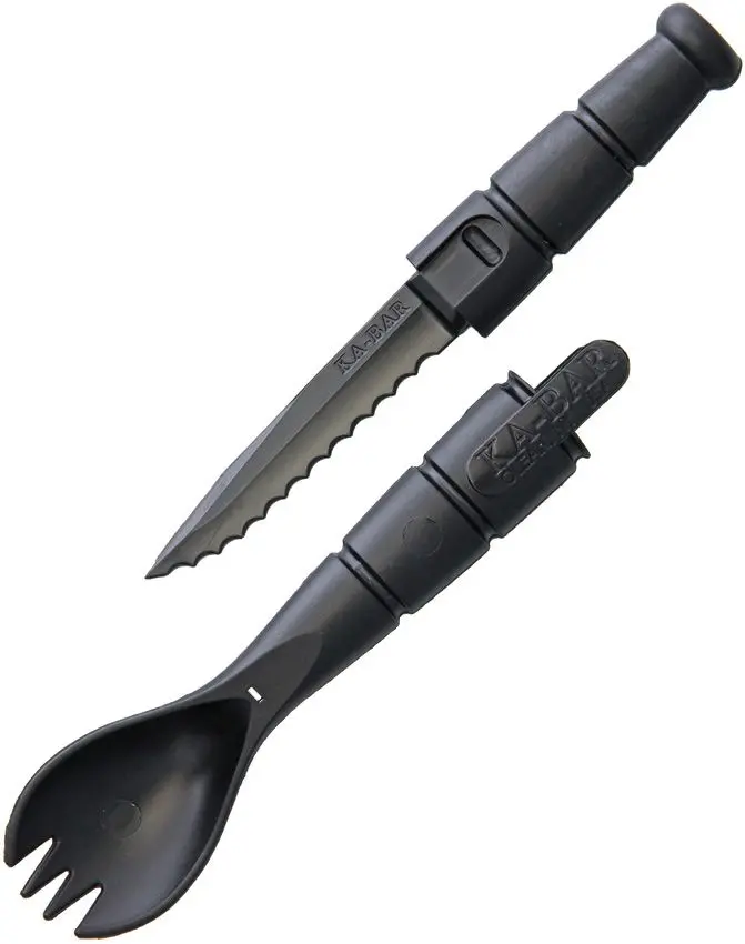KA-BAR Tactical Spork/Knife – Dual-Use Eating and Utility Tool
