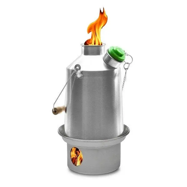 Kelly Kettle Scout 1.2L – Mid-Size Portable Boiling System with Whistle Feature