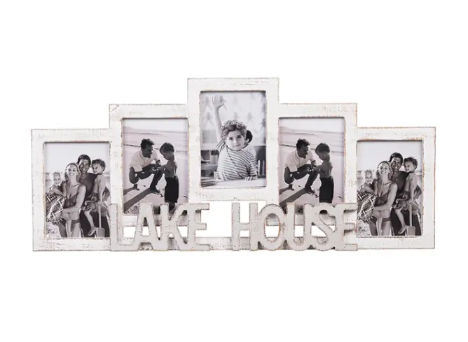 Lake House Multi-Panel Framed Wall Art Set