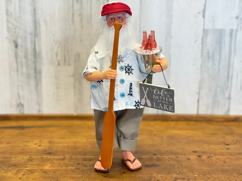 Lake-Themed Santa Ornament: ‘Life Is Better At The Lake’