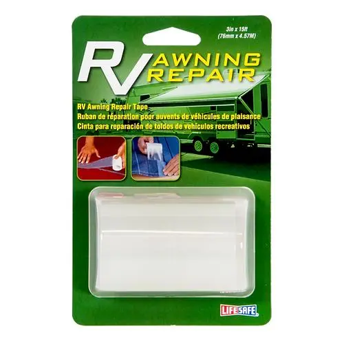 LifeSafe RV Awning Repair Tape – 3-Inch by 15-Foot Roll