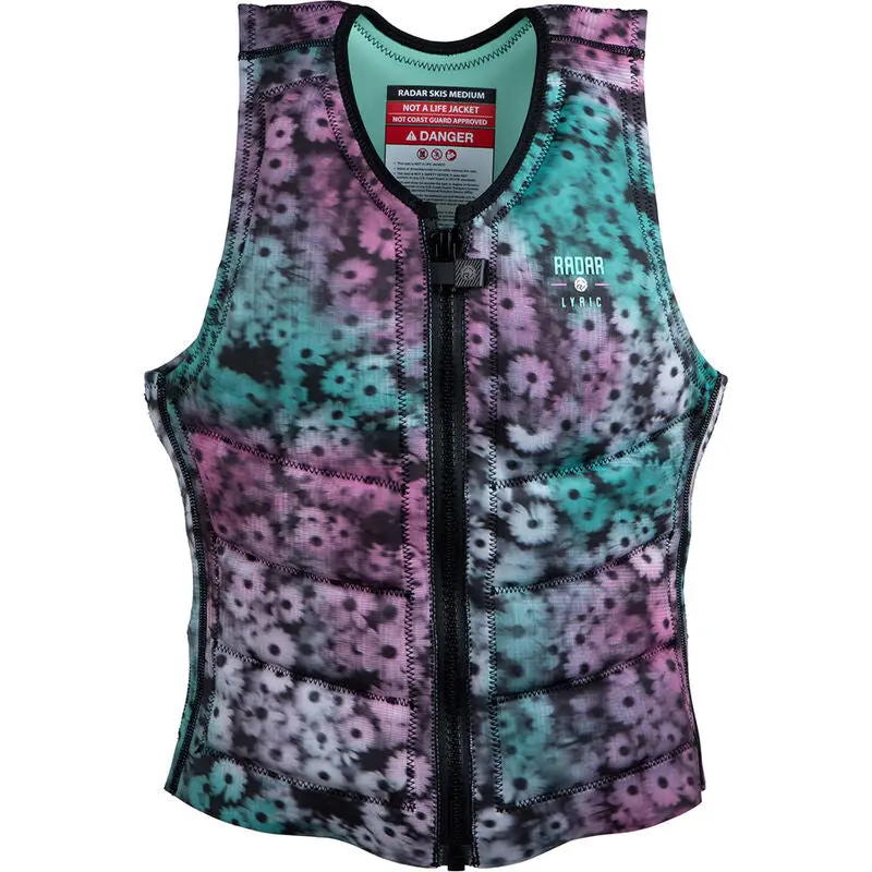 Lyric Impact Vest in Floral Pink & Teal – Lightweight Protective Gear