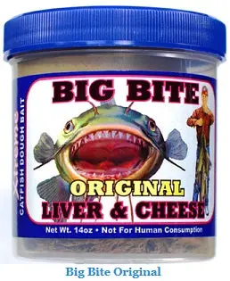 Magic Bait Big Bite Original Liver & Cheese Dough Bait – 14 oz