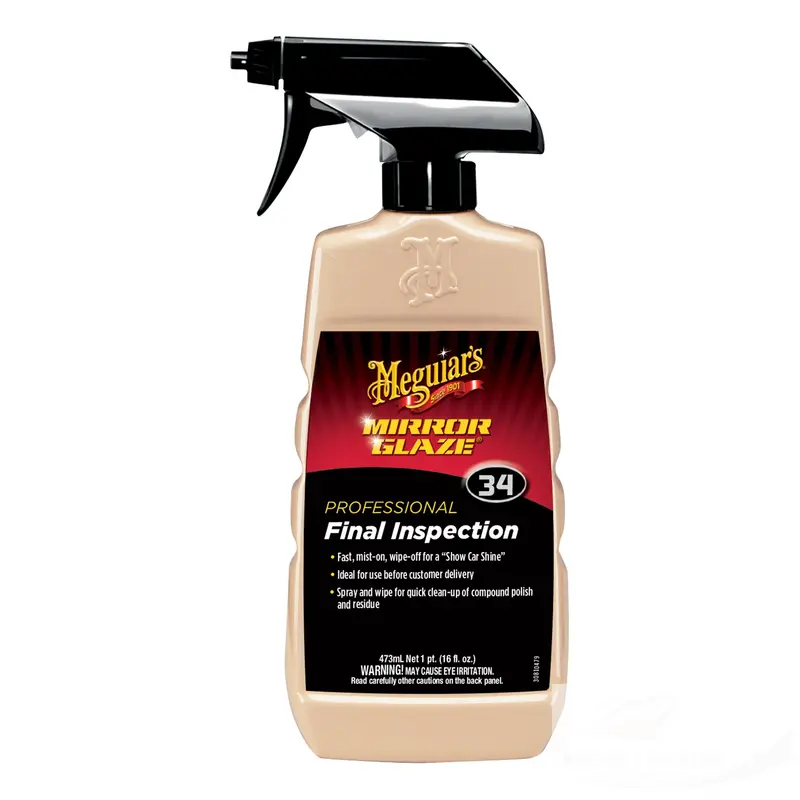 Meguiar’s Mirror Glaze Final Inspection Mist & Wipe – 16 oz Spray