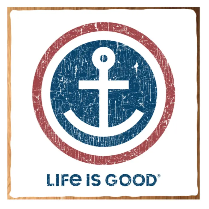 Mini Anchor-Shaped Wooden Wall Sign