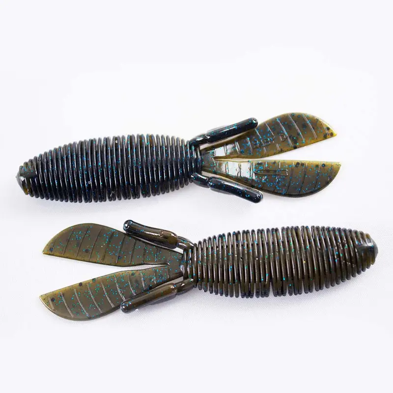 Missile Baby D Bomb 3.65-Inch Soft Worm – Super Bug Color, 7-Pack