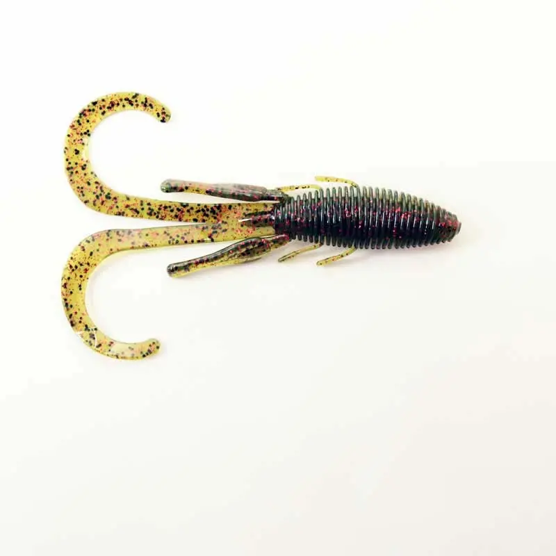 Missile D Stroyer 6-Inch Swim Worm – Super Bug Color, 6-Pack
