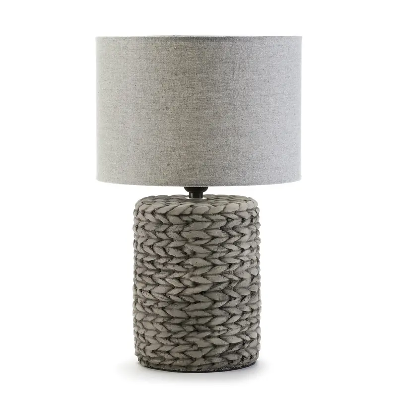 Modern Grey Ceramic Table Lamp