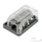 Modular Marine Ground Bus Bar – Black Housing with Transparent Cover (#746870)