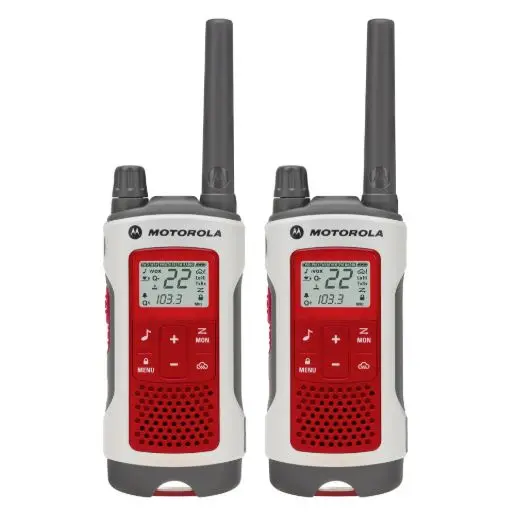 Motorola T482 EMERGENCY GMRS/FRS Walkie-Talkies – 2-Unit Tactical Kit